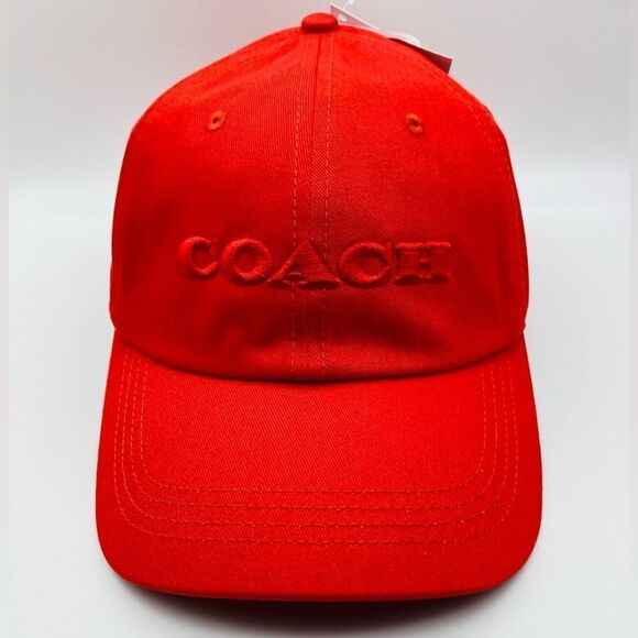 NWT Coach Women’s Embroidered Baseball Hat - Picture 1 of 9